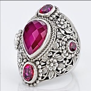 **SOLD** .925 Bali Ring 7